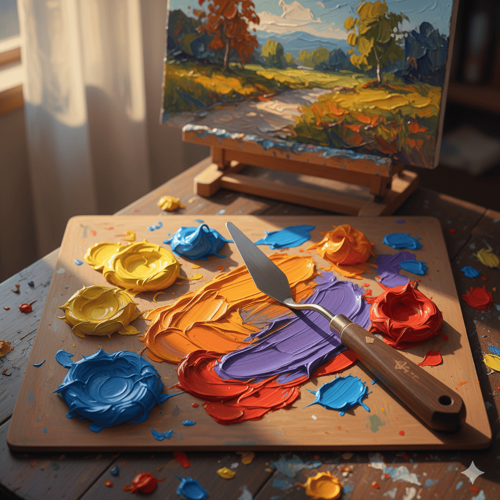 Sculpting with Color: The Beginner’s Guide to Palette Knife Painting